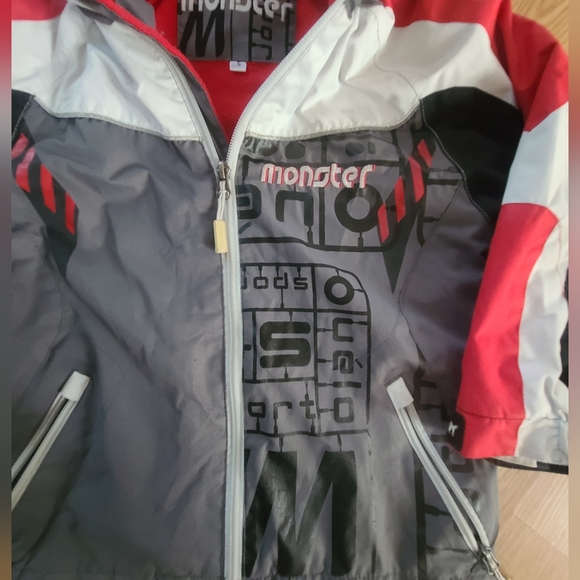 Monster Kids Autumn Coat Size 5 - Picture 5 of 7